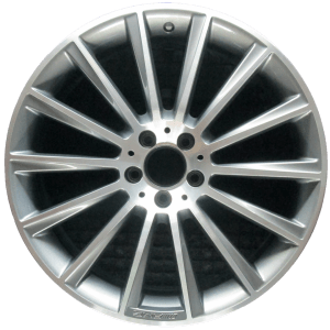 Genuine factory OEM Machined w/ Charcoal Pockets Rear wheel for 2014-2020 Mercedes-Benz Rear Professionally remanufactured to like-new condition