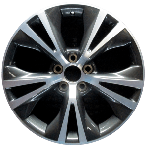 Genuine factory OEM Machined w/ Dark Charcoal Pockets wheel for 2014-2019 Toyota Professionally remanufactured to like-new condition