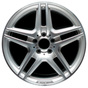 Genuine factory OEM Machined w/ Silver Pockets Rear wheel for 2008-2015 Mercedes-Benz Rear Professionally remanufactured to like-new condition
