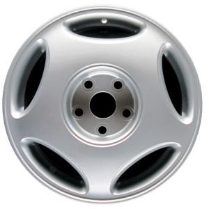 Genuine factory OEM All Silver wheel for 1998-2000 Lexus Professionally remanufactured to like-new condition