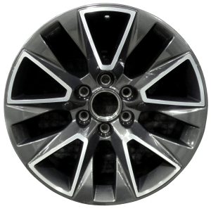 Genuine factory OEM Machined w/ Charcoal Pockets wheel for 2019-2024 Chevrolet, GMC Professionally remanufactured to like-new condition