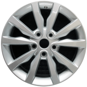 Genuine factory OEM All Silver wheel for 2014-2025 Dodge Professionally remanufactured to like-new condition
