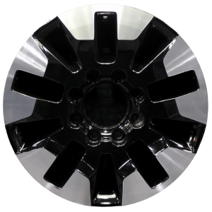 Genuine factory OEM Machined w/ Black Pockets wheel for 2020-2025 Chevrolet, GMC Professionally remanufactured to like-new condition