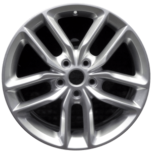 Genuine factory OEM All Silver wheel for 2021-2024 Dodge Professionally remanufactured to like-new condition