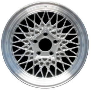 Genuine factory OEM Polished Lip w/ Silver Spokes wheel for 1997-2002 Ford, Mercury Professionally remanufactured to like-new condition