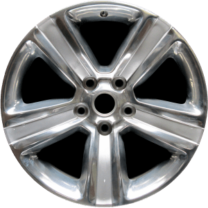 Genuine factory OEM Polished w/ Silver Spokes wheel for 2013-2022 Dodge, Ram Professionally remanufactured to like-new condition