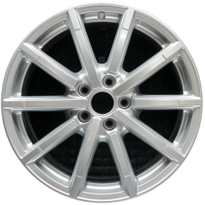 Genuine factory OEM All Silver wheel for 2015-2018 Audi Professionally remanufactured to like-new condition