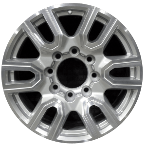 Genuine factory OEM Machined w/ Silver Pockets wheel for 2020-2024 GMC Professionally remanufactured to like-new condition