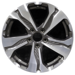 Genuine factory OEM Machined w/ Charcoal Pockets wheel for 2017-2022 Honda Professionally remanufactured to like-new condition