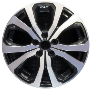 Genuine factory OEM Machined w/ Dark Charcoal Pockets wheel for 2019-2024 Subaru Professionally remanufactured to like-new condition