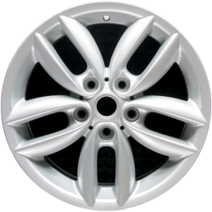 Genuine factory OEM All Silver wheel for 2011-2017 Mini Professionally remanufactured to like-new condition
