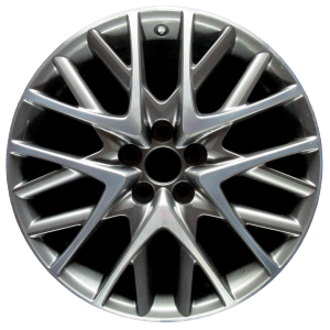 Genuine factory OEM Machined w/ Charcoal Pockets Front wheel for 2015-2022 Lexus Front Professionally remanufactured to like-new condition
