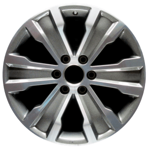 Genuine factory OEM Machined w/ Charcoal Pockets wheel for 2014-2024 Nissan Professionally remanufactured to like-new condition