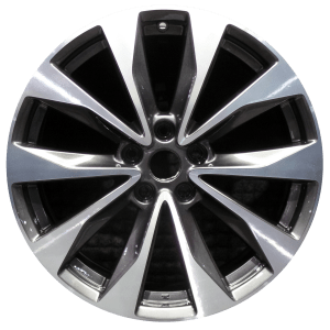 Genuine factory OEM Machined w/ Charcoal Pockets wheel for 2018-2023 Nissan Professionally remanufactured to like-new condition