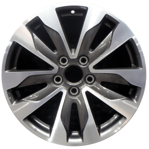 Genuine factory OEM Machined w/ Charcoal Pockets wheel for 2018-2024 Honda Professionally remanufactured to like-new condition