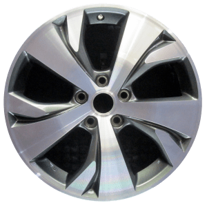 Genuine factory OEM Machined w/ Dark Charcoal Pockets wheel for 2019-2025 Subaru Professionally remanufactured to like-new condition