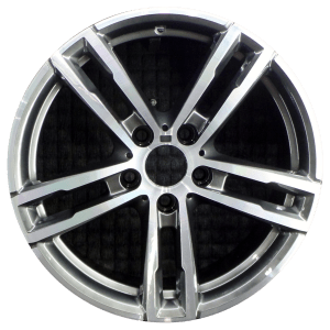 Genuine factory OEM Machined w/ Gray Pockets Front wheel for 2013-2021 BMW Front Professionally remanufactured to like-new condition