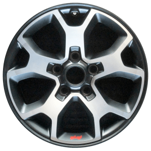 Genuine factory OEM Polished w/ Black Pockets wheel for 2018-2023 Jeep Professionally remanufactured to like-new condition