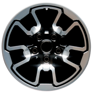 Genuine factory OEM Polished w/ Flat Black Pockets wheel for 2015-2023 Ram Professionally remanufactured to like-new condition
