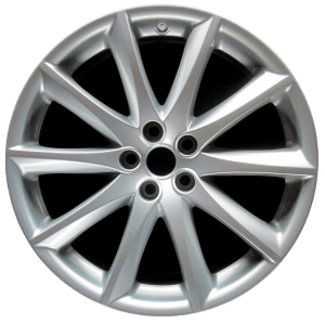 Genuine factory OEM All Silver Rear wheel for 2010-2019 Jaguar Rear Professionally remanufactured to like-new condition