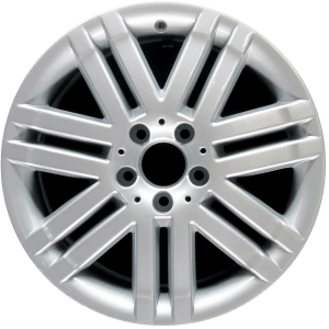 Genuine factory OEM All Silver Front wheel for 2008-2009 Mercedes-Benz Front Professionally remanufactured to like-new condition