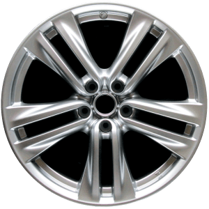 Genuine factory OEM Hyper Silver wheel for 2008-2010 Infiniti Professionally remanufactured to like-new condition