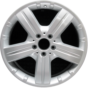 Genuine factory OEM All Silver wheel for 2007-2008 Mercedes-Benz Professionally remanufactured to like-new condition