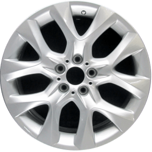 Genuine factory OEM All Silver wheel for 2011-2013 BMW Professionally remanufactured to like-new condition