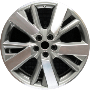 Genuine factory OEM Machined Lip w/ Silver Spokes wheel for 2013-2017 Nissan Professionally remanufactured to like-new condition