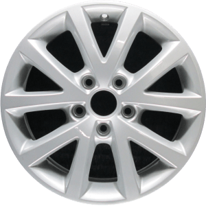 Genuine factory OEM All Silver wheel for 2010-2018 Volkswagen Professionally remanufactured to like-new condition
