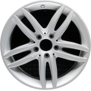 Genuine factory OEM All Silver Front wheel for 2012-2014 Mercedes-Benz Front Professionally remanufactured to like-new condition
