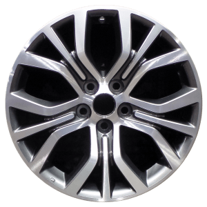 Genuine factory OEM Machined w/ Charcoal Pockets wheel for 2016-2019 Mitsubishi Professionally remanufactured to like-new condition