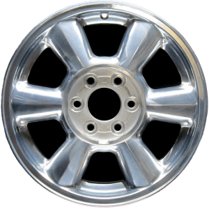 Genuine factory OEM Polished wheel for 2002-2009 GMC, Isuzu Professionally remanufactured to like-new condition