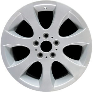 Genuine factory OEM All Silver Rear wheel for 2006-2013 BMW Rear Professionally remanufactured to like-new condition