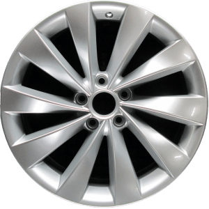 Genuine factory OEM Hyper Silver wheel for 2009-2015 Volkswagen Professionally remanufactured to like-new condition