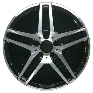 Genuine factory OEM Machined w/ Black Pockets Rear wheel for 2013-2017 Mercedes-Benz Rear Professionally remanufactured to like-new condition