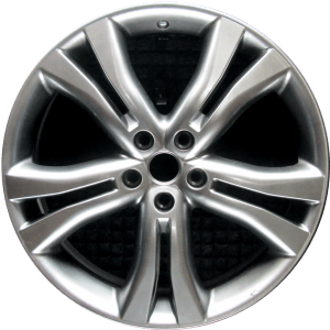 Genuine factory OEM Hyper Silver wheel for 2009-2014 Nissan Professionally remanufactured to like-new condition