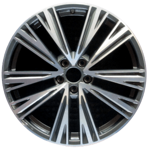 Genuine factory OEM Machined w/ Charcoal Pockets wheel for 2019-2024 Audi Professionally remanufactured to like-new condition