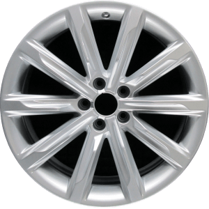 Genuine factory OEM All Silver wheel for 2012-2018 Audi Professionally remanufactured to like-new condition