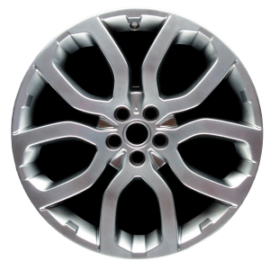 Genuine factory OEM Hyper Silver wheel for 2012-2019 Land Rover Professionally remanufactured to like-new condition