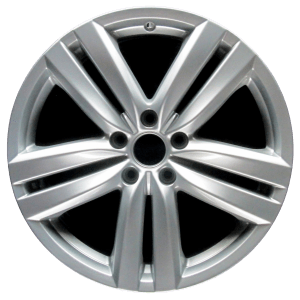 Genuine factory OEM Hyper Silver wheel for 2012-2016 Volkswagen Professionally remanufactured to like-new condition