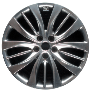 Genuine factory OEM Hyper Silver Rear wheel for 2015-2020 Genesis, Hyundai Rear Professionally remanufactured to like-new condition