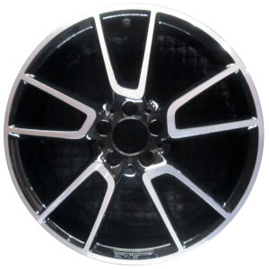Genuine factory OEM Machined w/ Black Pockets Rear wheel for 2016-2020 Mercedes-Benz Rear Professionally remanufactured to like-new condition