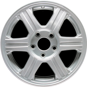 Genuine factory OEM All Silver wheel for 2004-2026 Chrysler, Ram Professionally remanufactured to like-new condition