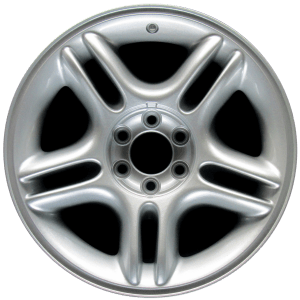 Genuine factory OEM All Silver wheel for 1998-2004 Dodge Professionally remanufactured to like-new condition