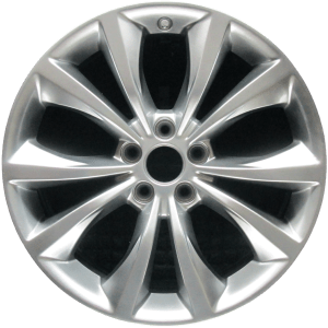 Genuine factory OEM Hyper Silver wheel for 2015-2017 Chrysler Professionally remanufactured to like-new condition