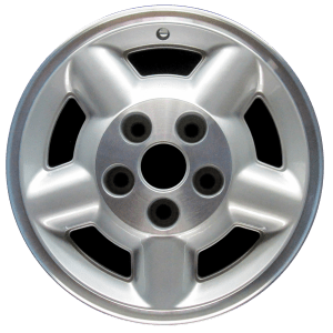 Genuine factory OEM Machined w/ Silver Pockets wheel for 1995-2005 Chevrolet, GMC Professionally remanufactured to like-new condition