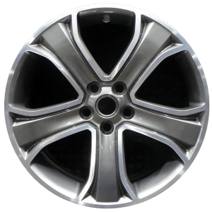 Genuine factory OEM Machined Lip w/ Charcoal Spokes wheel for 2010-2013 Land Rover Professionally remanufactured to like-new condition