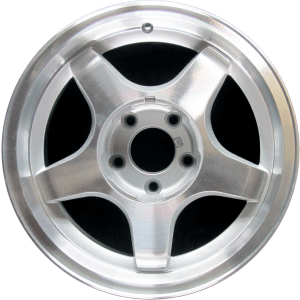 Genuine factory OEM Machined w/ Silver Pockets wheel for 1994-1996 Chevrolet Professionally remanufactured to like-new condition