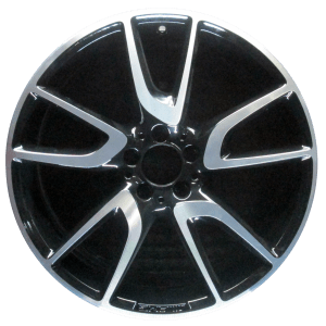 Genuine factory OEM Machined w/ Black Pockets Rear wheel for 2017-2023 Mercedes-Benz Rear Professionally remanufactured to like-new condition